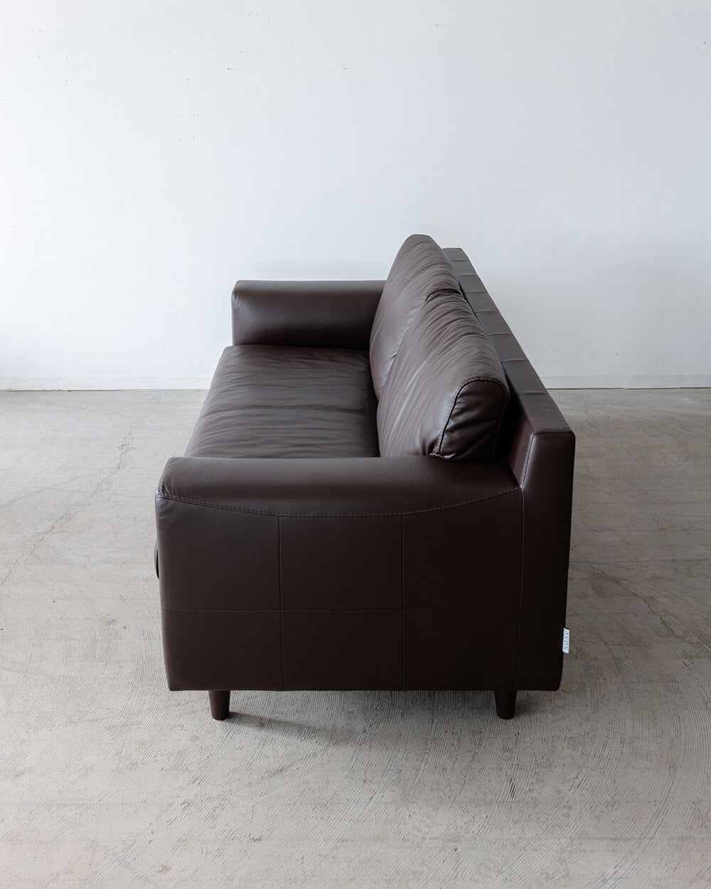 ［現品SALE］SALSA ソファハイバック 本革ブラウン（SA）LS74202A-PD6S3-20