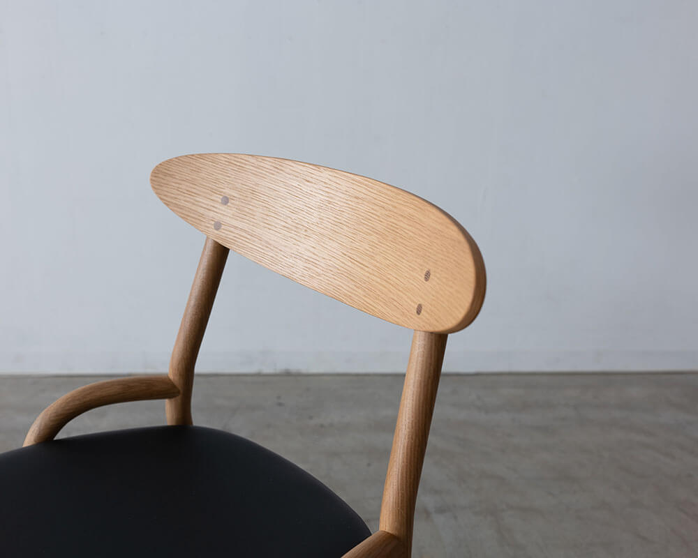 ［現品SALE］BRIDGE ダイニング5点セット 160 (NA)  ホワイトオーク無垢材 / オイル塗装【工具不要 組み立てオプション付き】