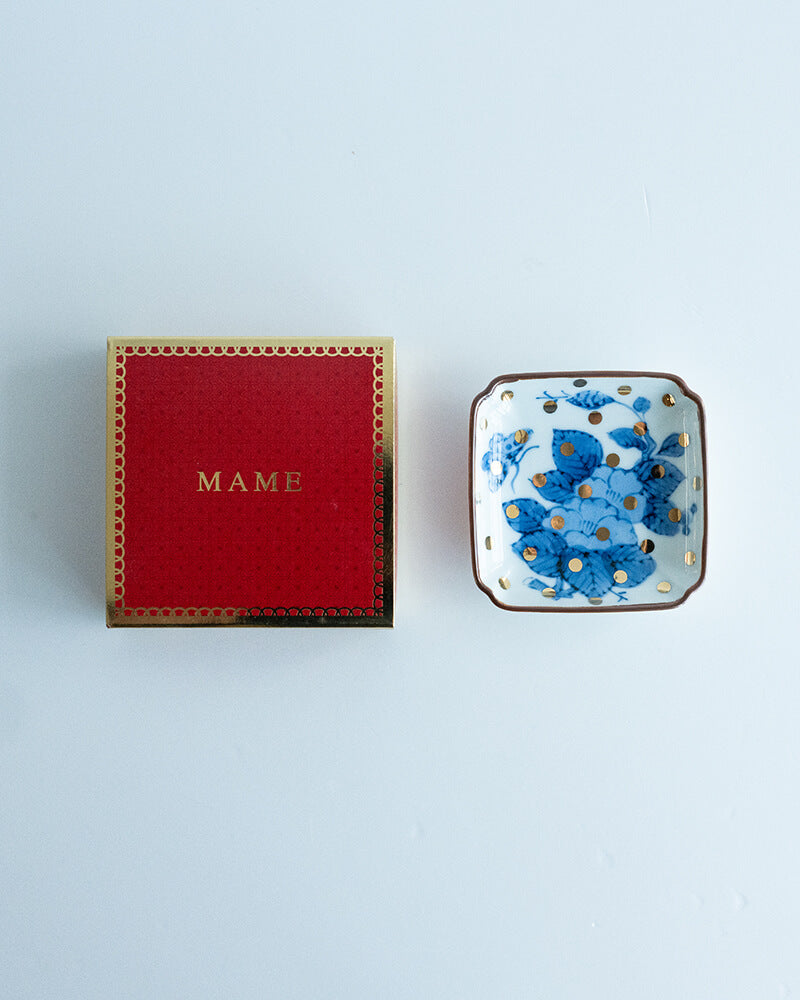 MAME 牡丹蝶文角皿