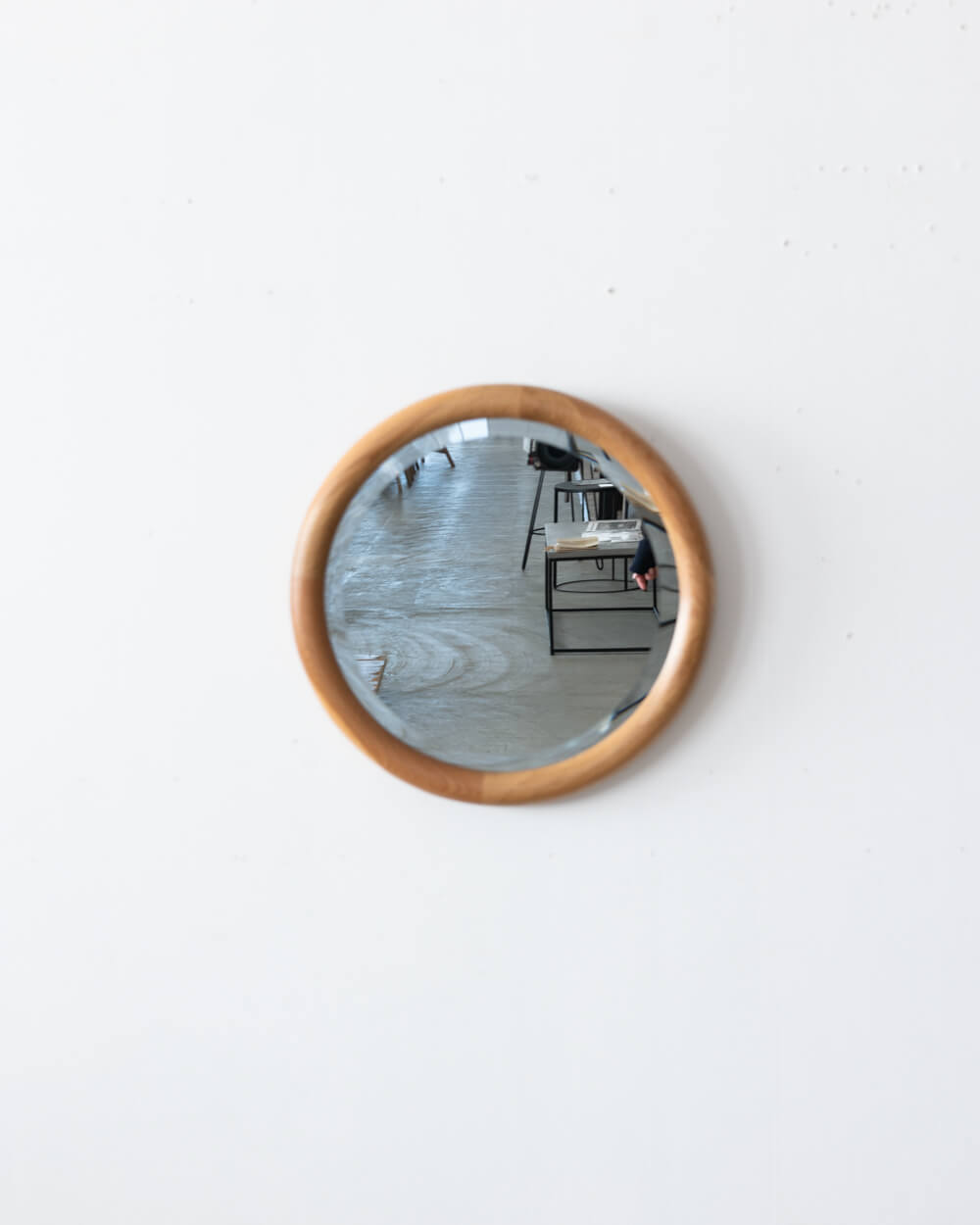 ［現品SALE］Round Mirror SUK（スーク）40 OAK