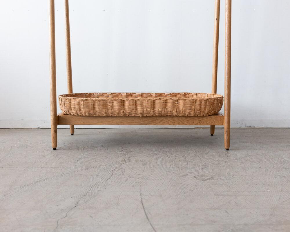［決算SALE］Hanger Rack LAPTE（ラプテ）M OAK / WH