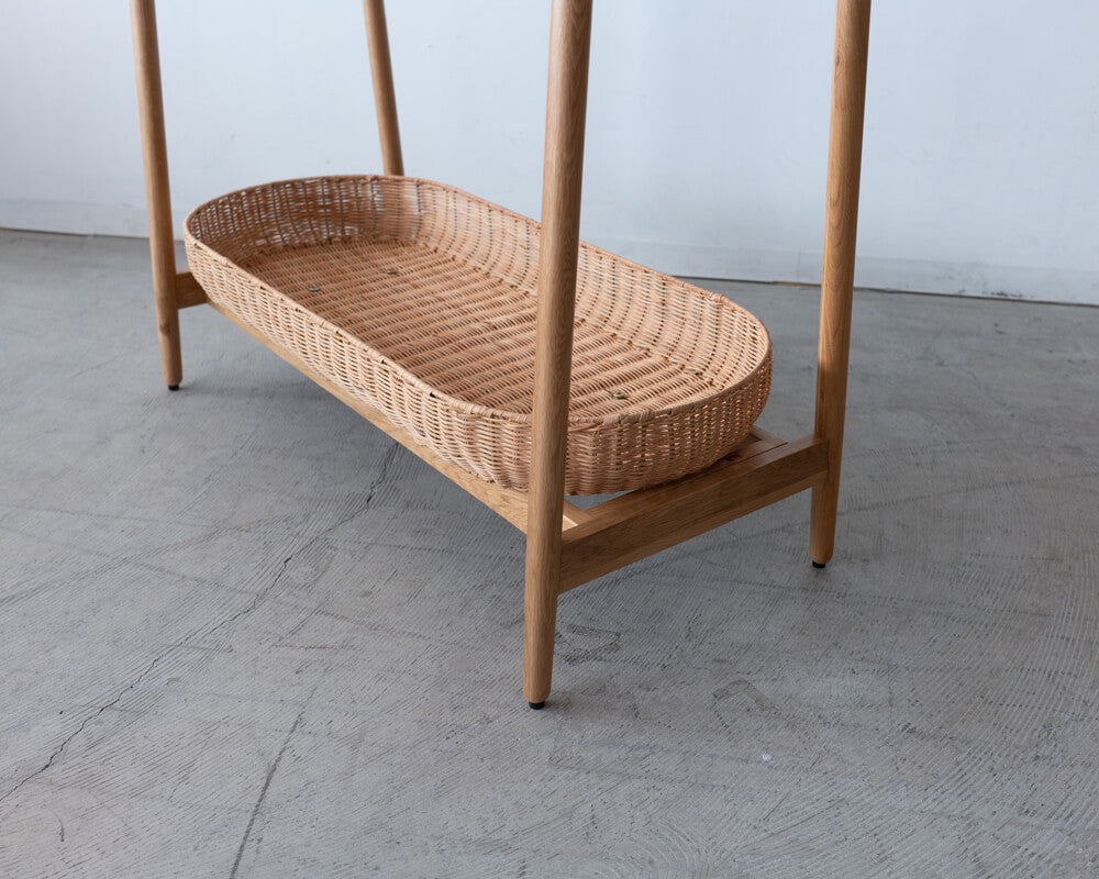 ［決算SALE］Hanger Rack LAPTE（ラプテ）M OAK / WH