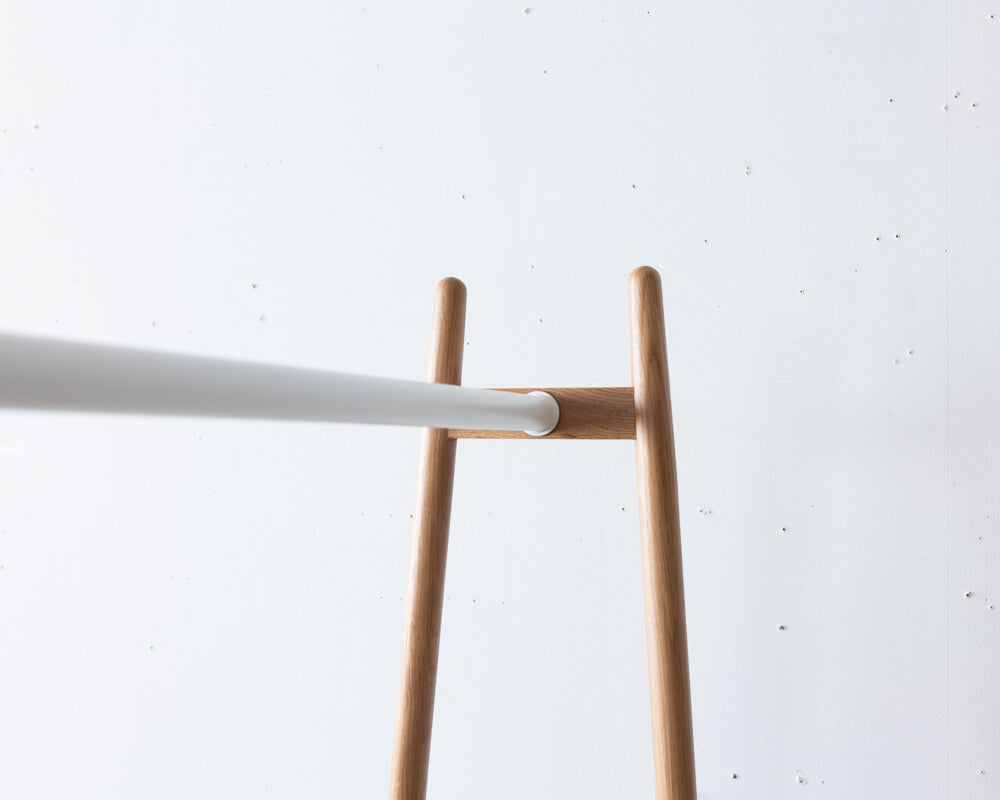 ［決算SALE］Hanger Rack LAPTE（ラプテ）M OAK / WH