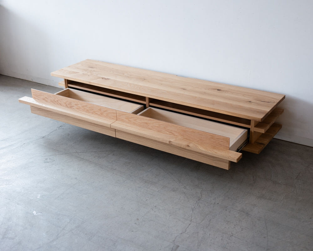 ［現品SALE］PERINNE テレビボード W180  ナラ / オイル（トラッド）