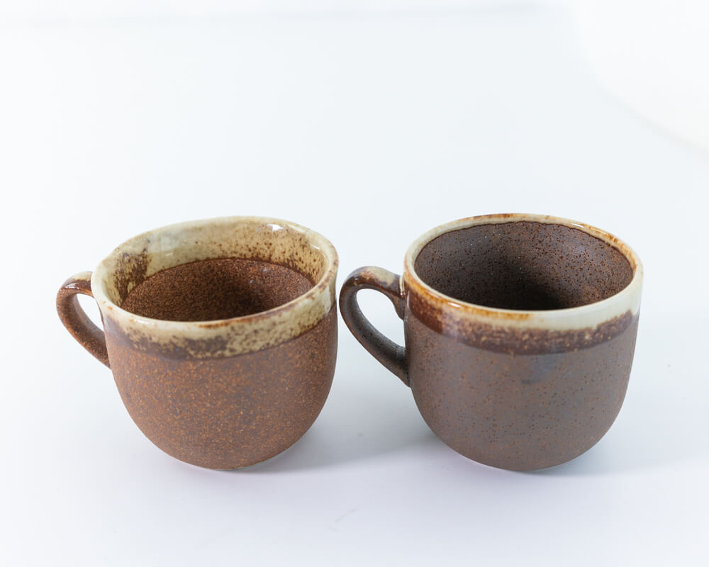 伊賀塗分 淵さびコーヒーカップ