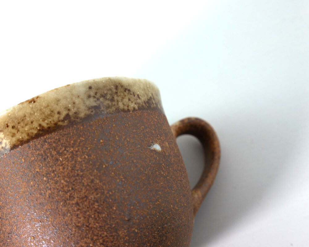 伊賀塗分 淵さびコーヒーカップ