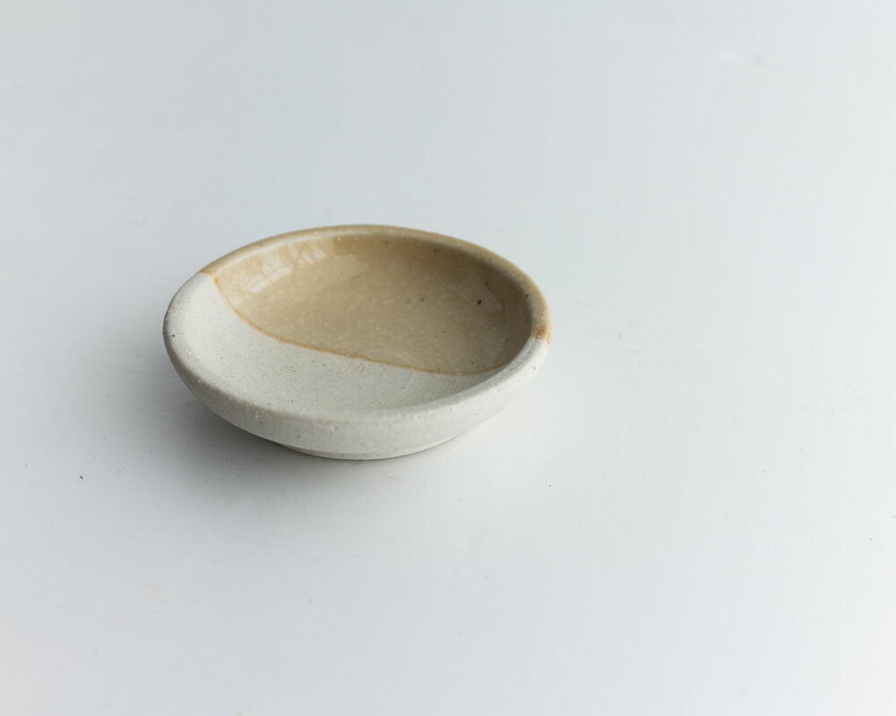 塗分小皿 アイボリー