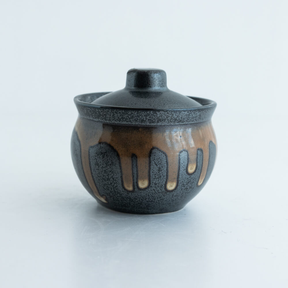 茶流し8cm蓋付き壺