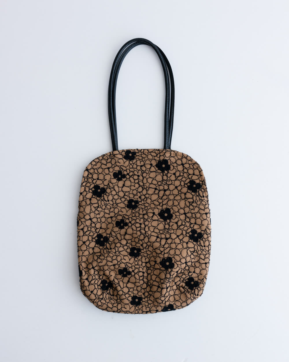 あじさい刺繍miniバッグ (BR)