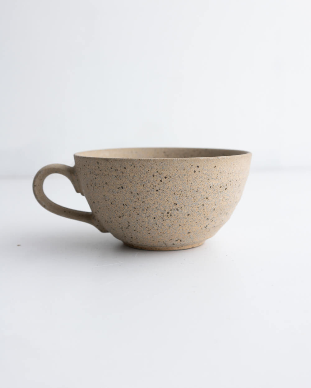 茶粉引 土物スープカップ