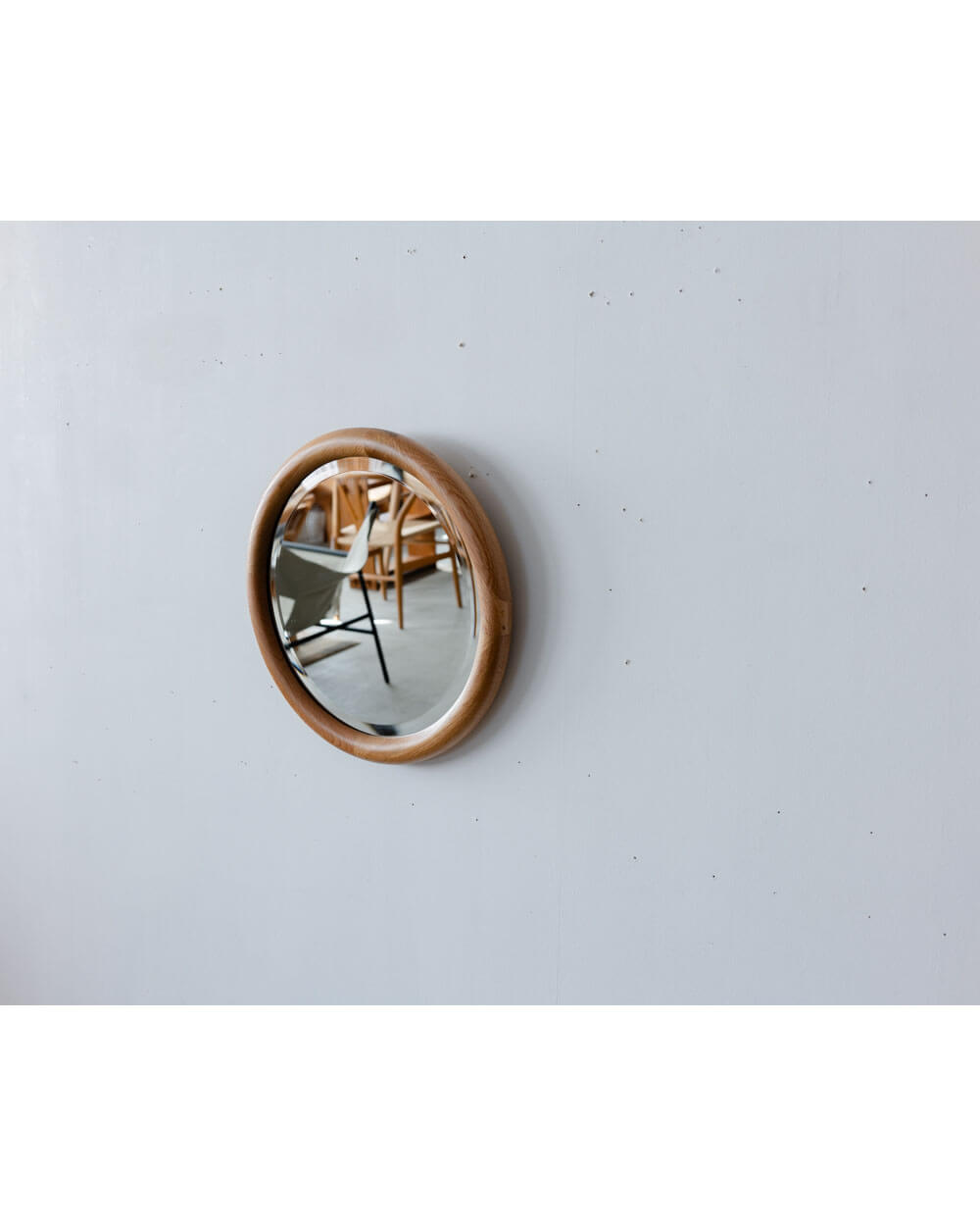 ［現品SALE］Round Mirror SUK（スーク）40 OAK