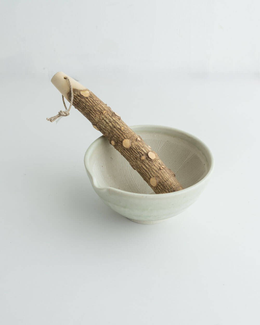 15.5cm 白 片口丸すり鉢