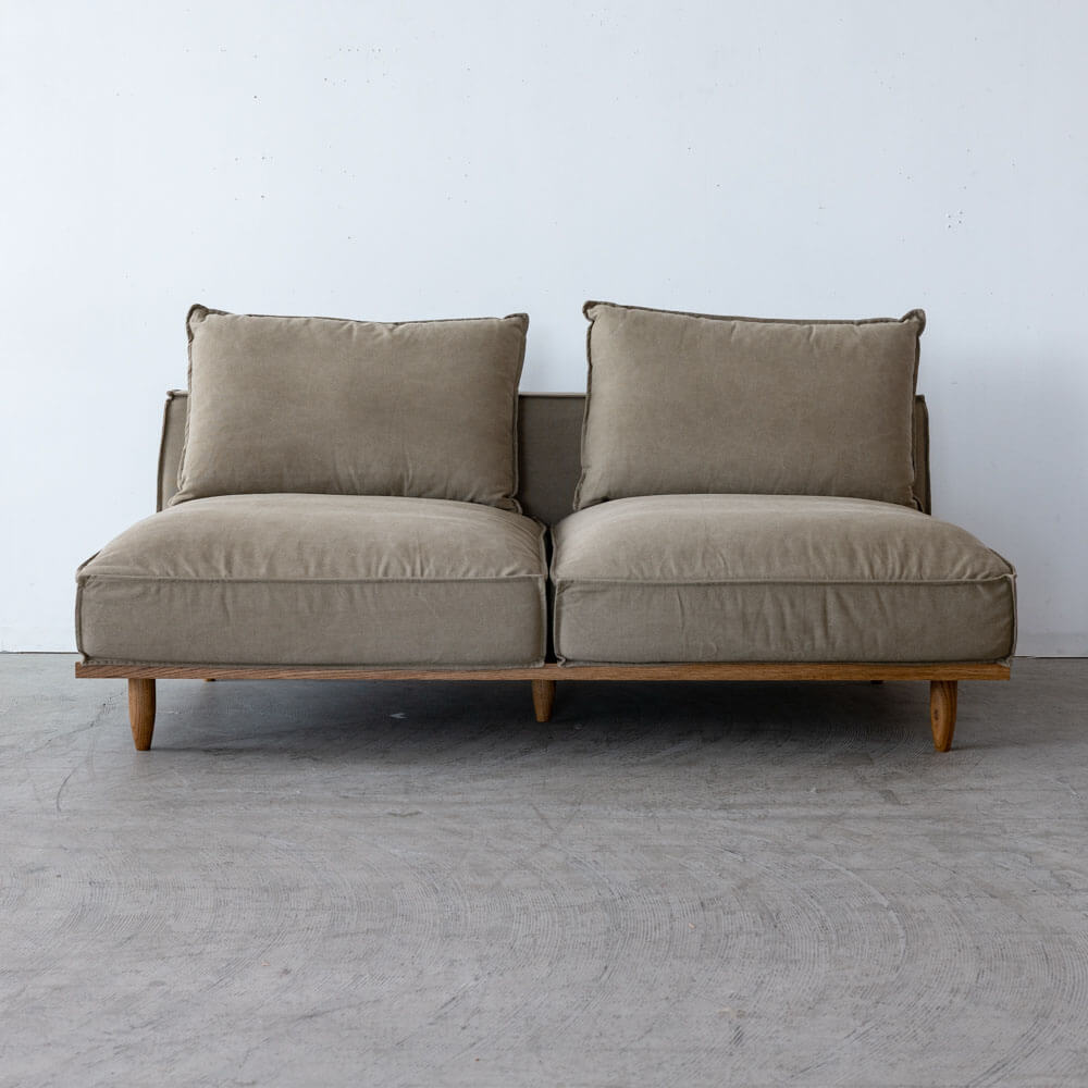 ［数量限定］Jessica sofa 2seater ADR-SF008（BE）オーク / オイル