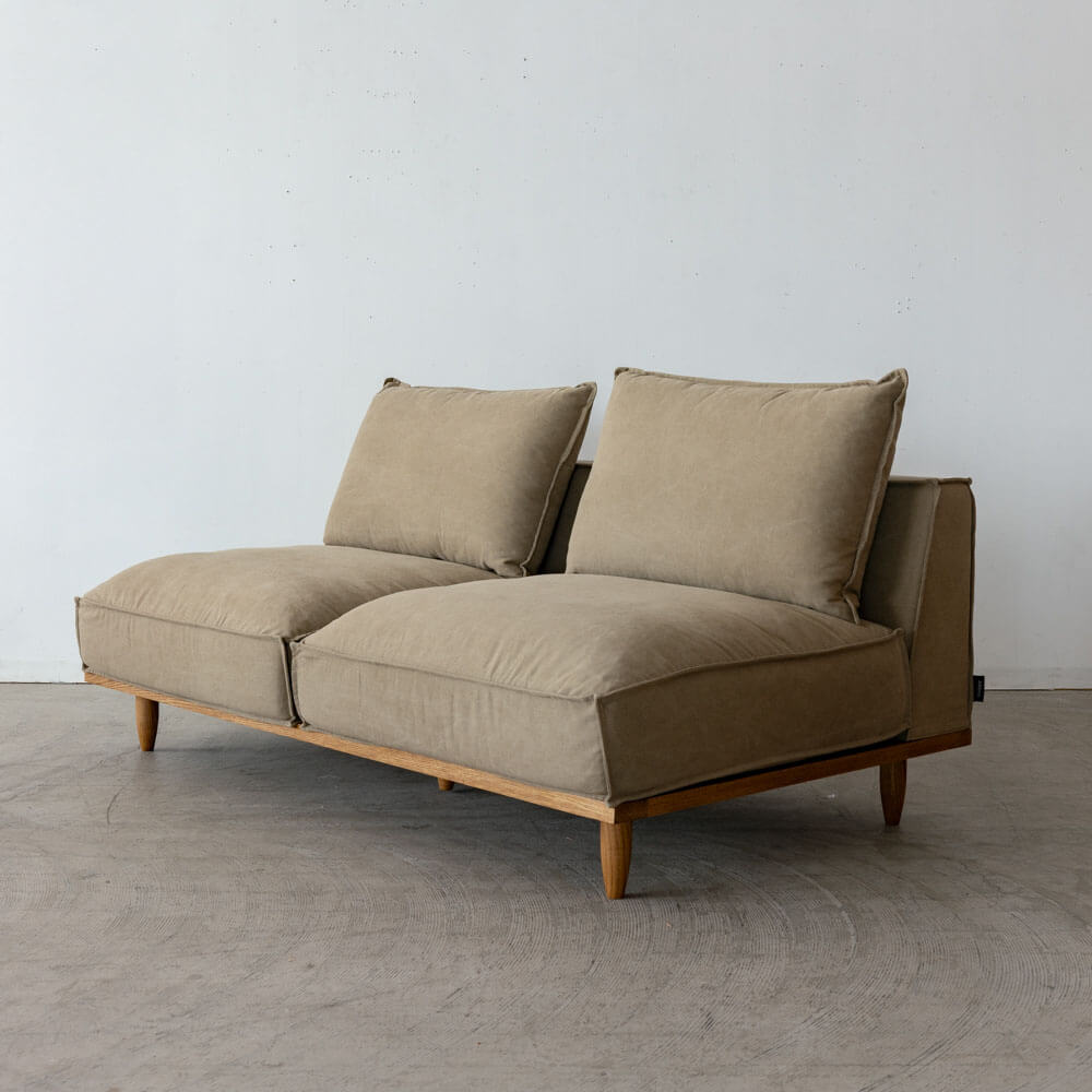 ［数量限定］Jessica sofa 2seater ADR-SF008（BE）オーク / オイル