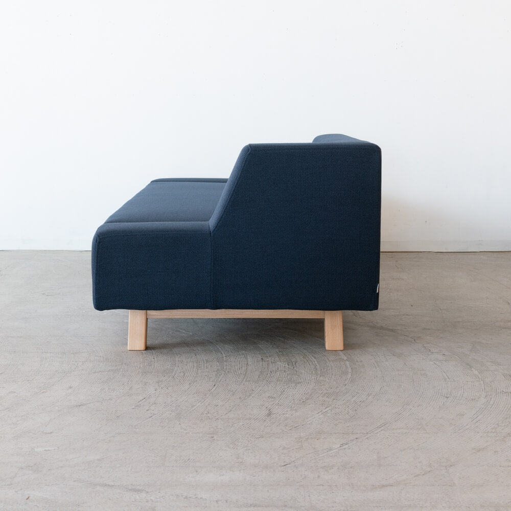 ［数量限定］shift sofa wide ワイドソファ 左背 SVE-SF015L[NV]アッシュ/ラッカー塗装