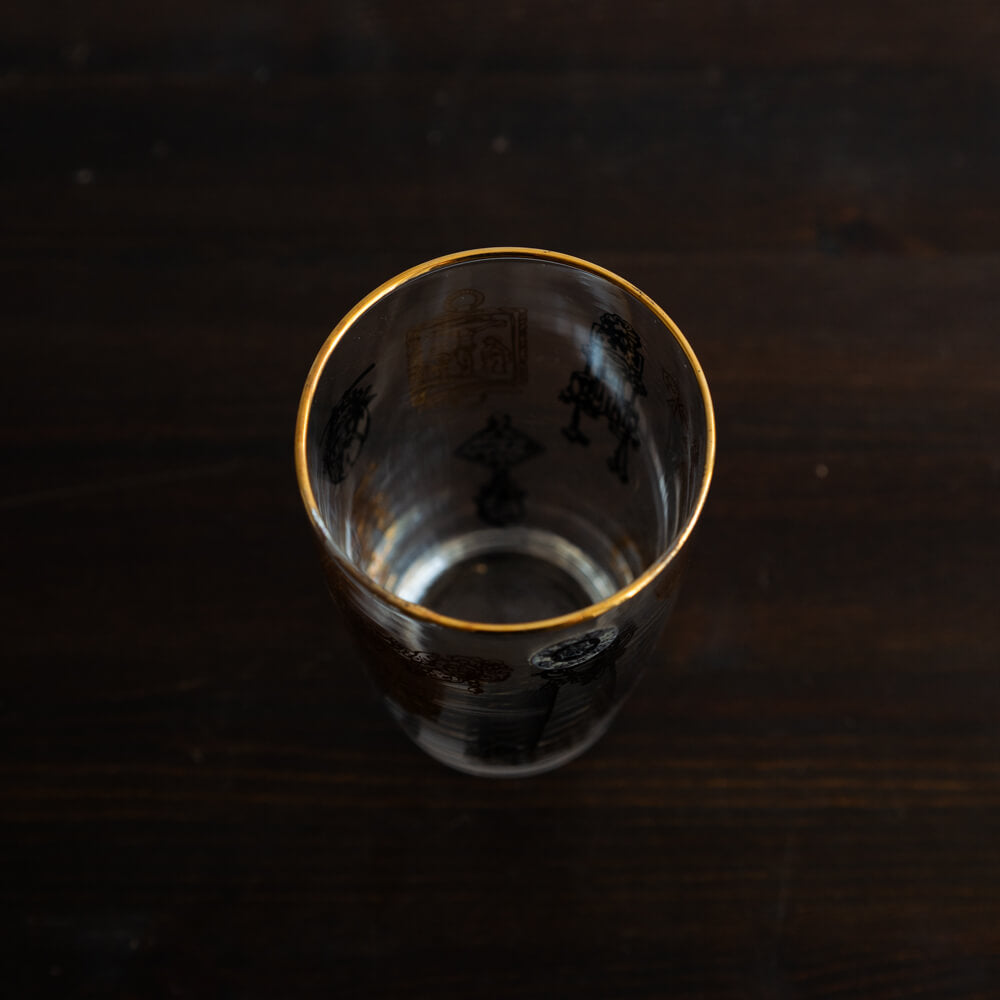 アンティークモチーフグラス
