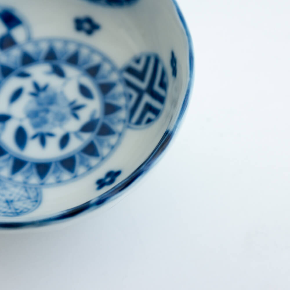 丸小紋 菊割3.5小鉢