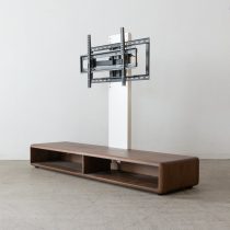 【現品SALE】木馬舎 ダイニング7点セット 幅240cm｜4レッグテーブル＋ハヤブサチェア3脚＋シズクルチェア3脚／ウォールナット・本革ブラック