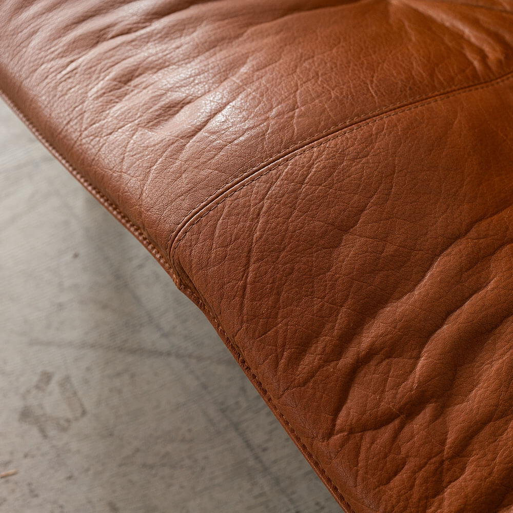 ［アップサイクル品］ BERG FURNITURE 3Pソファ 本革