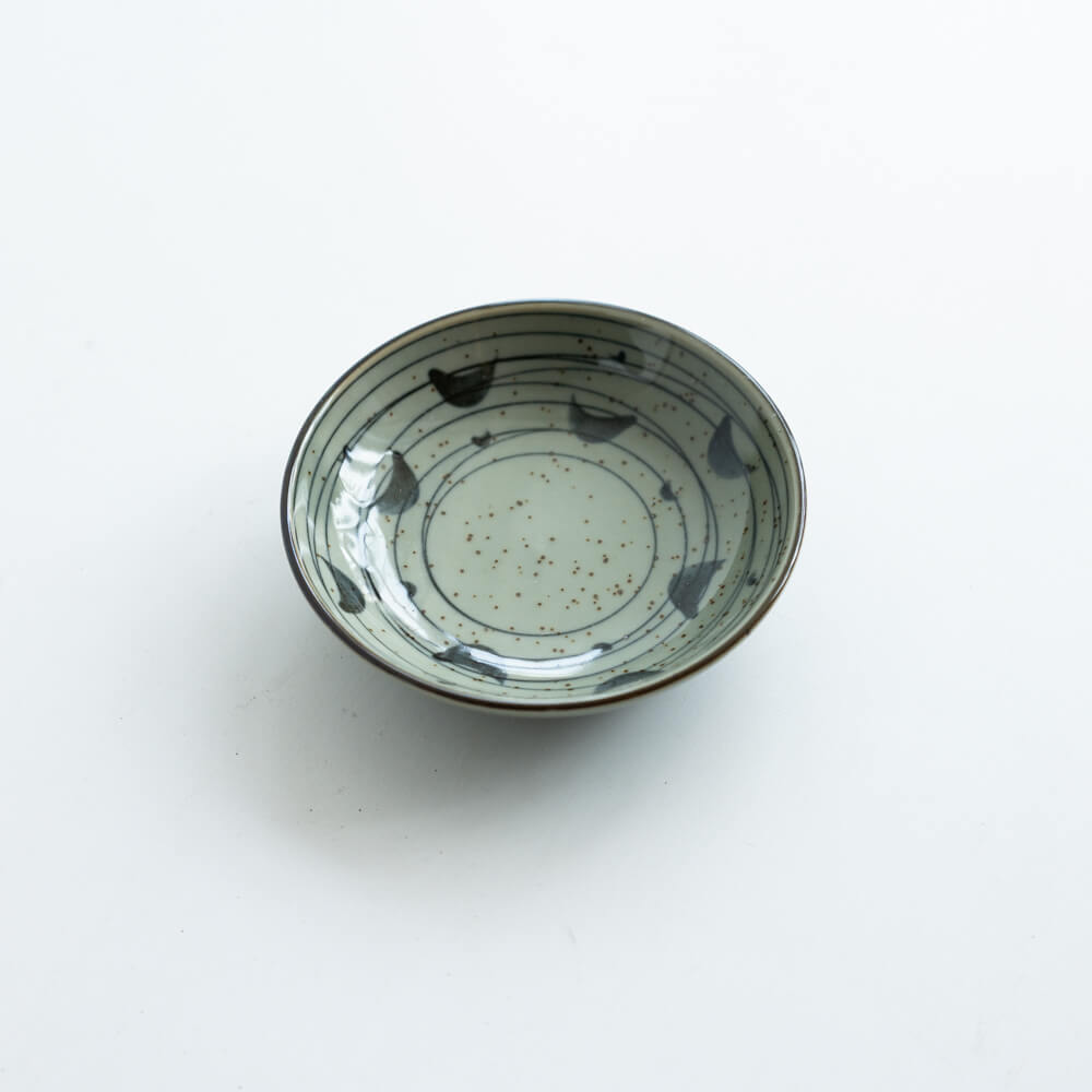  染付3.3豆皿 月巡