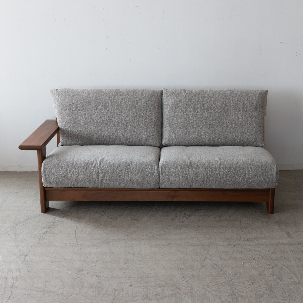 ［現品SALE］ソファ LC637-LL WN-WN ウォールナット材 F595（ナガノインテリア）