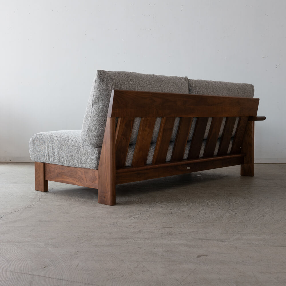 ［現品SALE］ソファ LC637-LL WN-WN ウォールナット材 F595（ナガノインテリア）