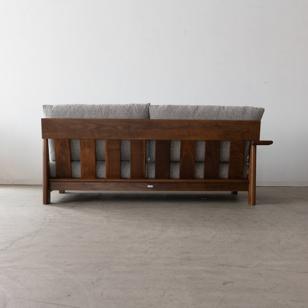 ［現品SALE］ソファ LC637-LL WN-WN ウォールナット材 F595（ナガノインテリア）