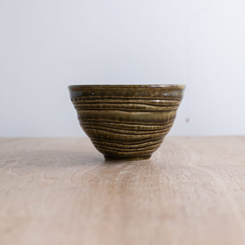 イラボ織部茶漬け碗