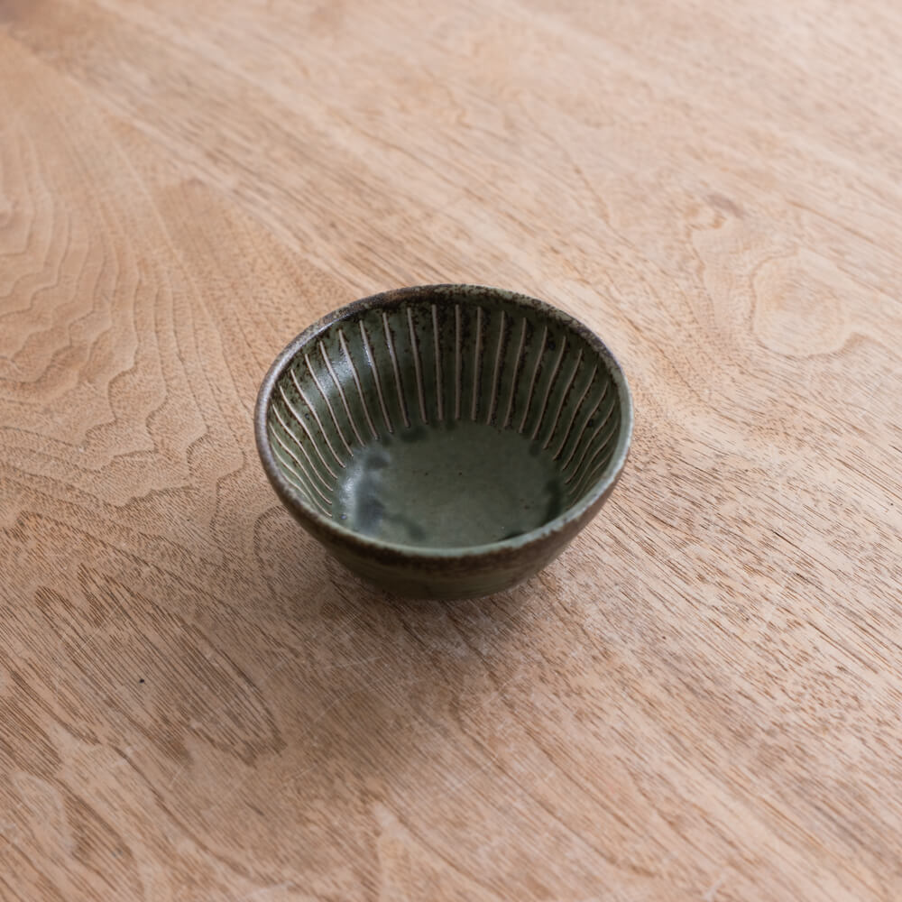 撥水十草だるま小鉢 (小) オリーブ
