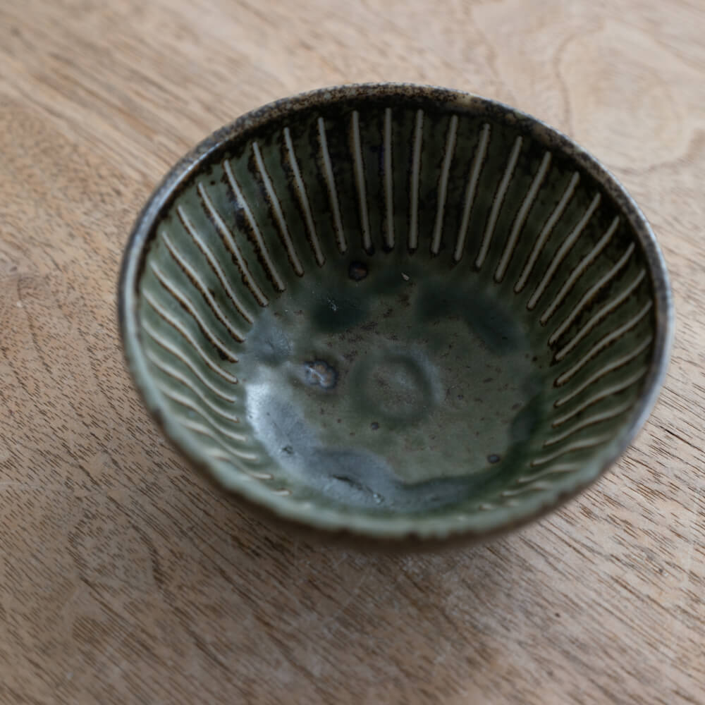 撥水十草だるま小鉢 (小) オリーブ
