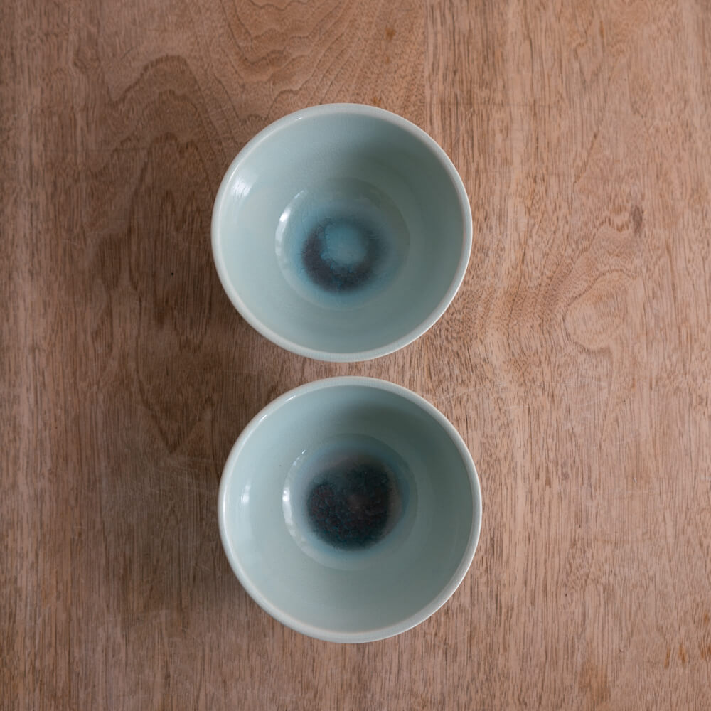 しのぎ 茶碗 クリアBL