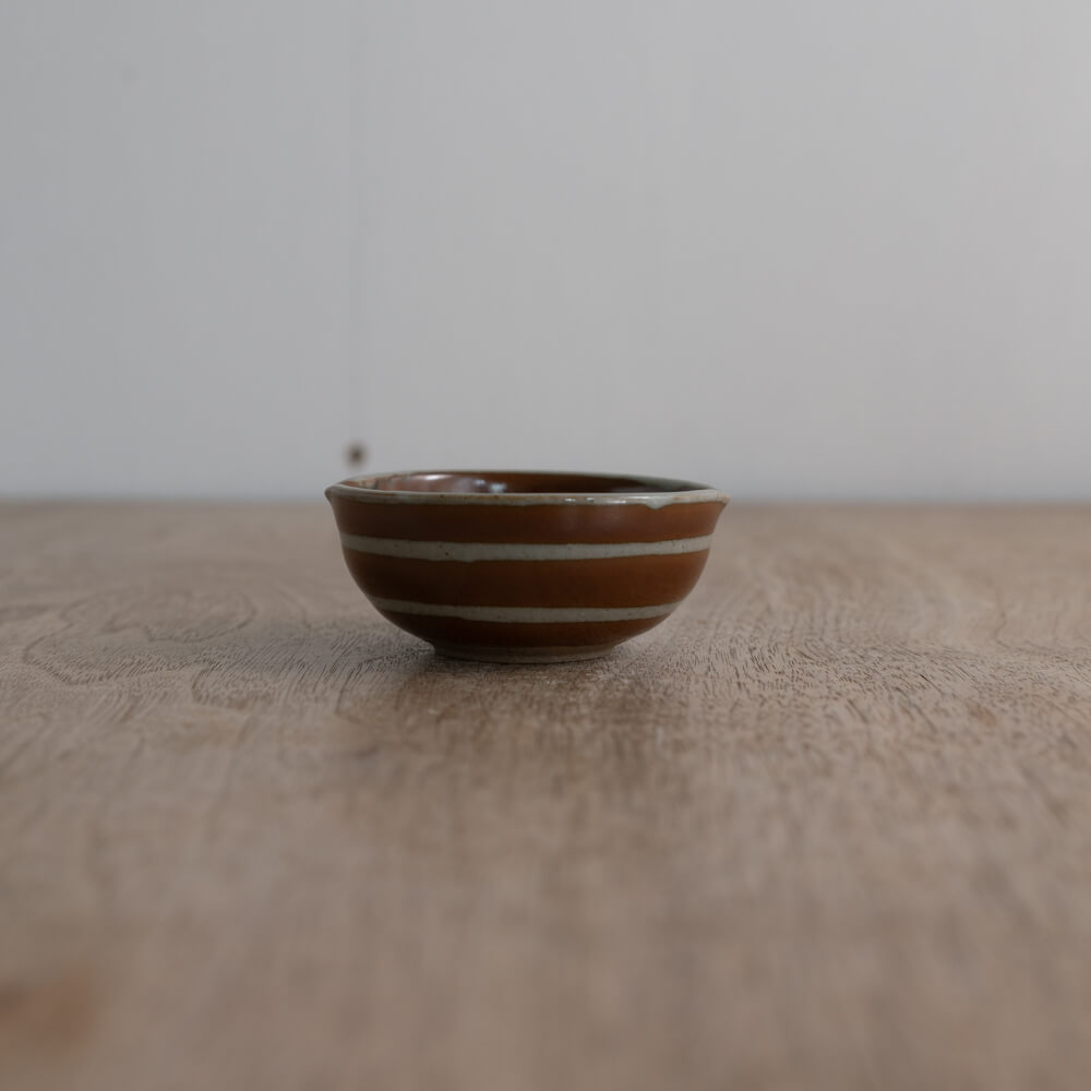 茶ライン すり鉢小鉢 (小)