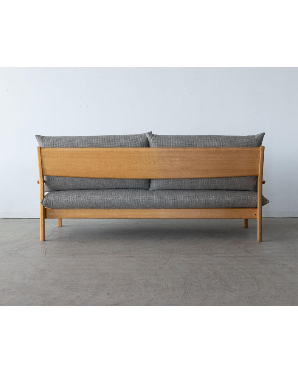 ［リユース品］飛騨産業 chigusa 3Pソファ WK11SOR レッドオーク/OU 張地 / Cランク ソーホー92
