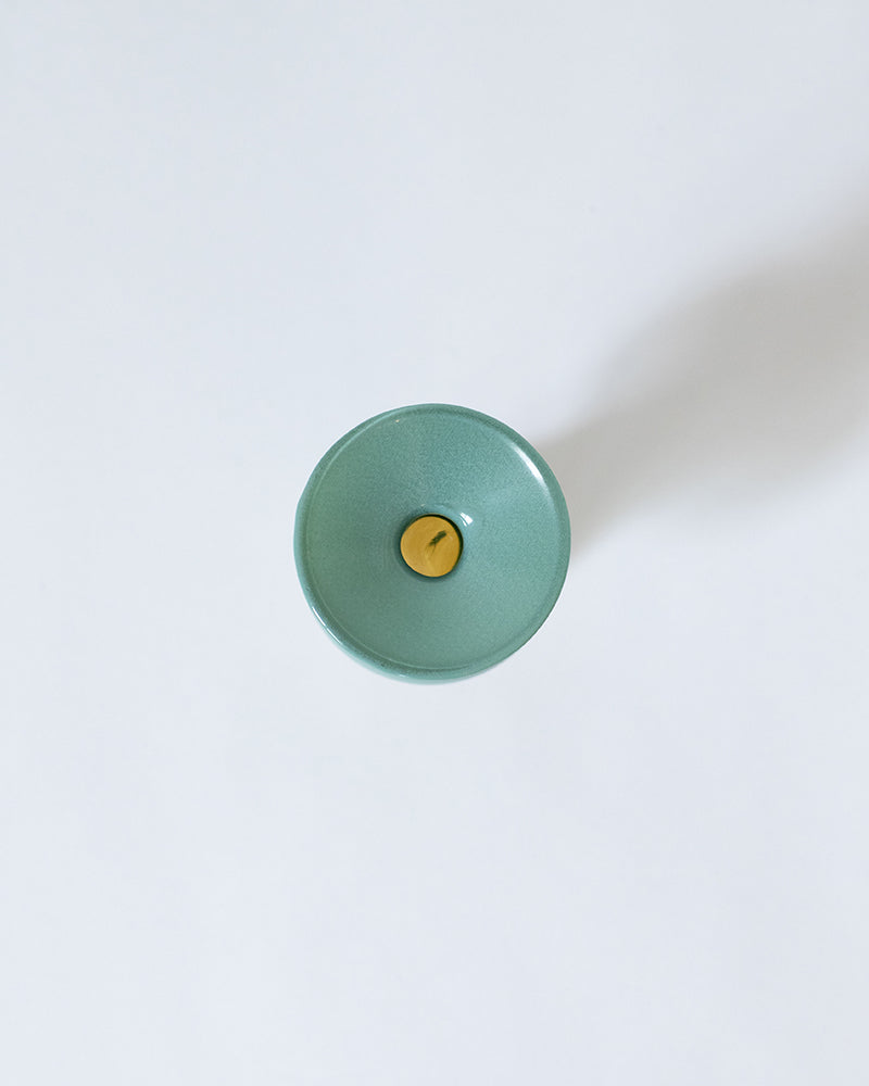 MINI VASE -TWO TONE-【Beige×Green】