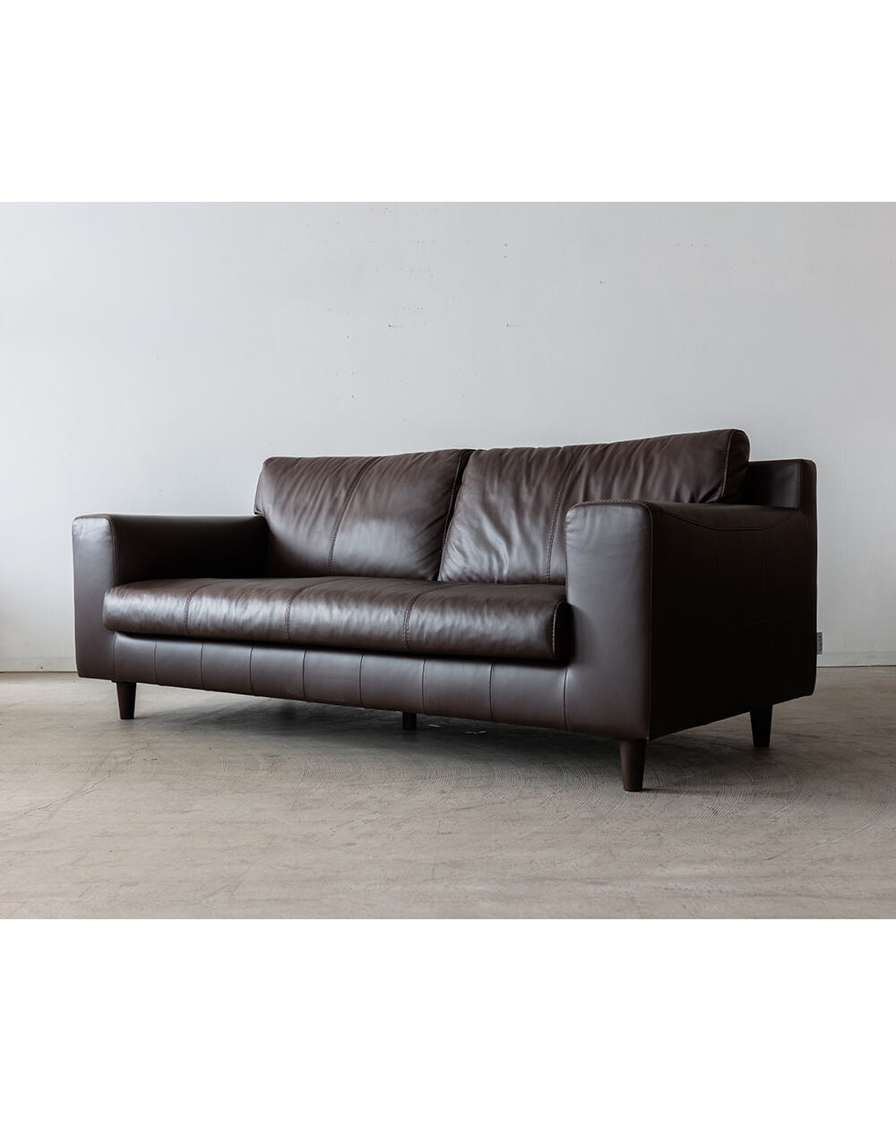 ［現品SALE］SALSA ソファハイバック 本革ブラウン（SA）LS74202A-PD6S3-20