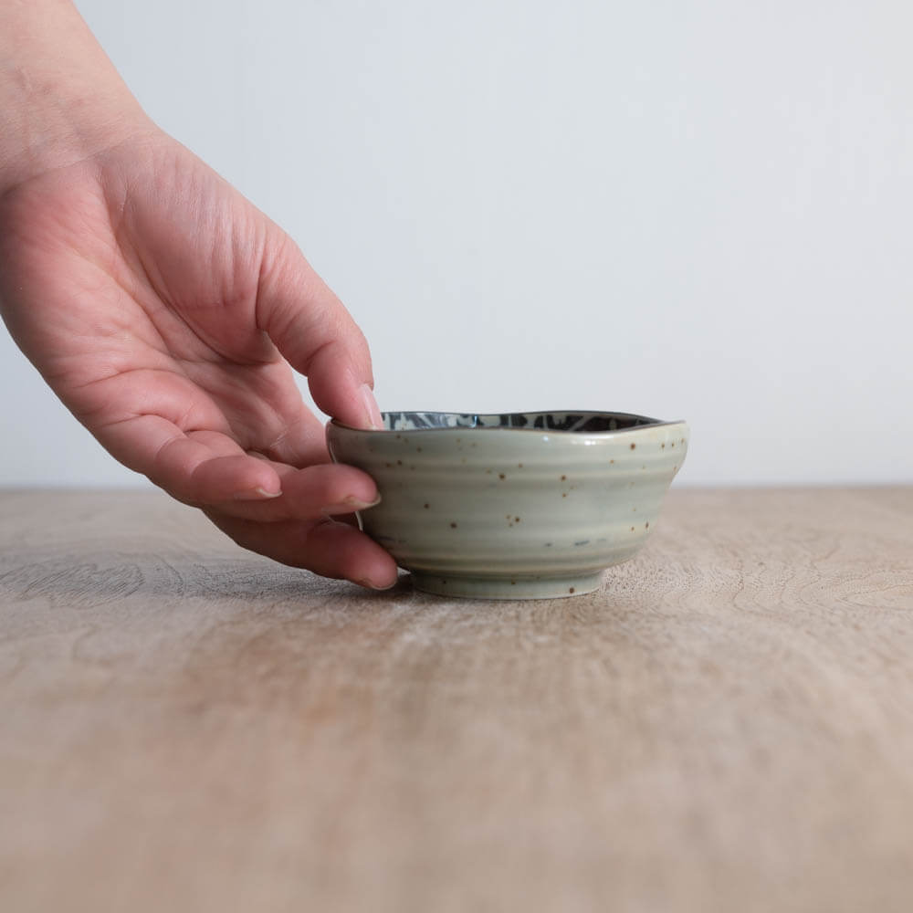 益子唐草 だるま小鉢 (小)