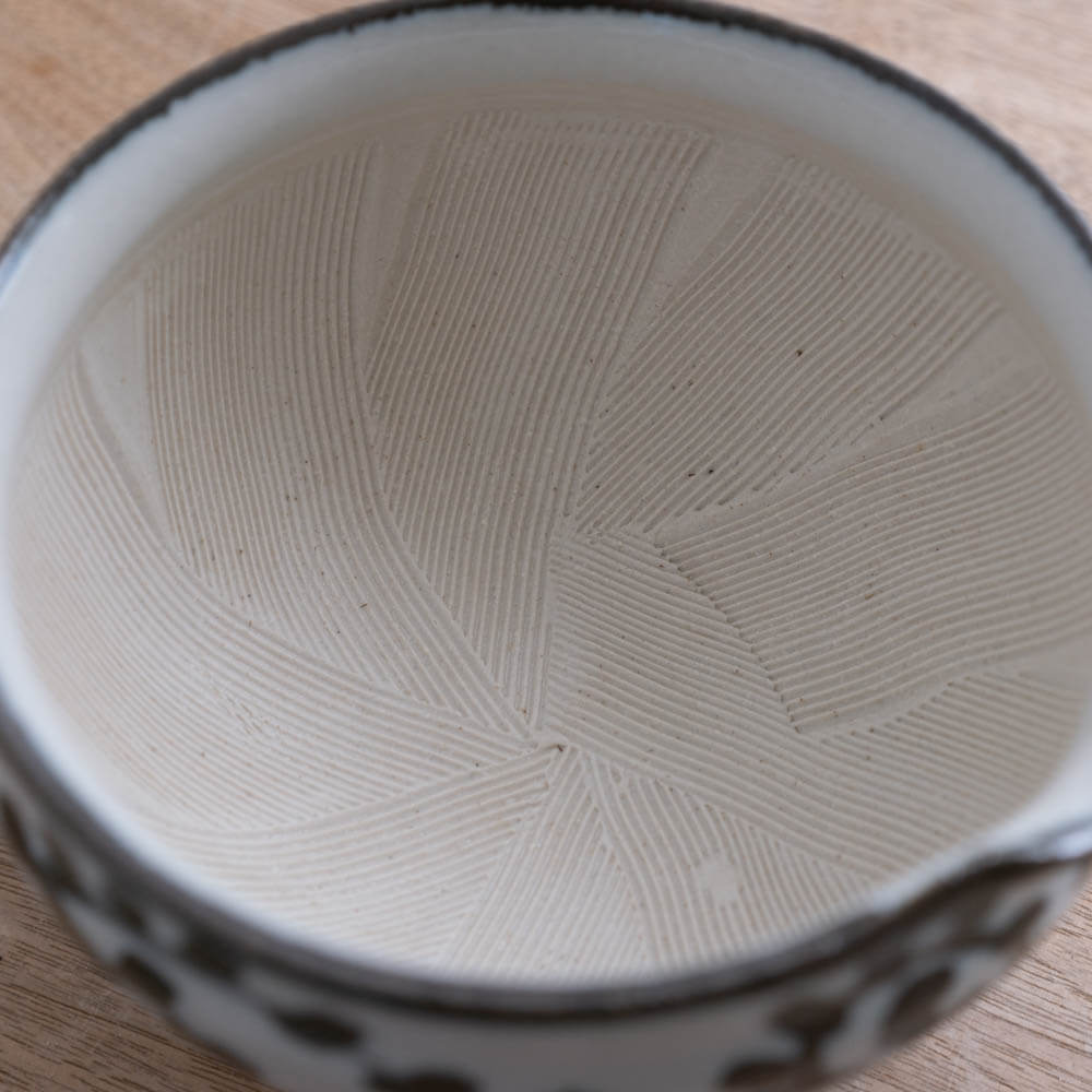 蛸唐草 片口すり鉢