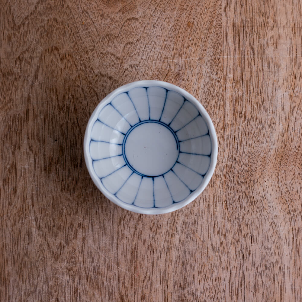 菊線菊割3寸鉢
