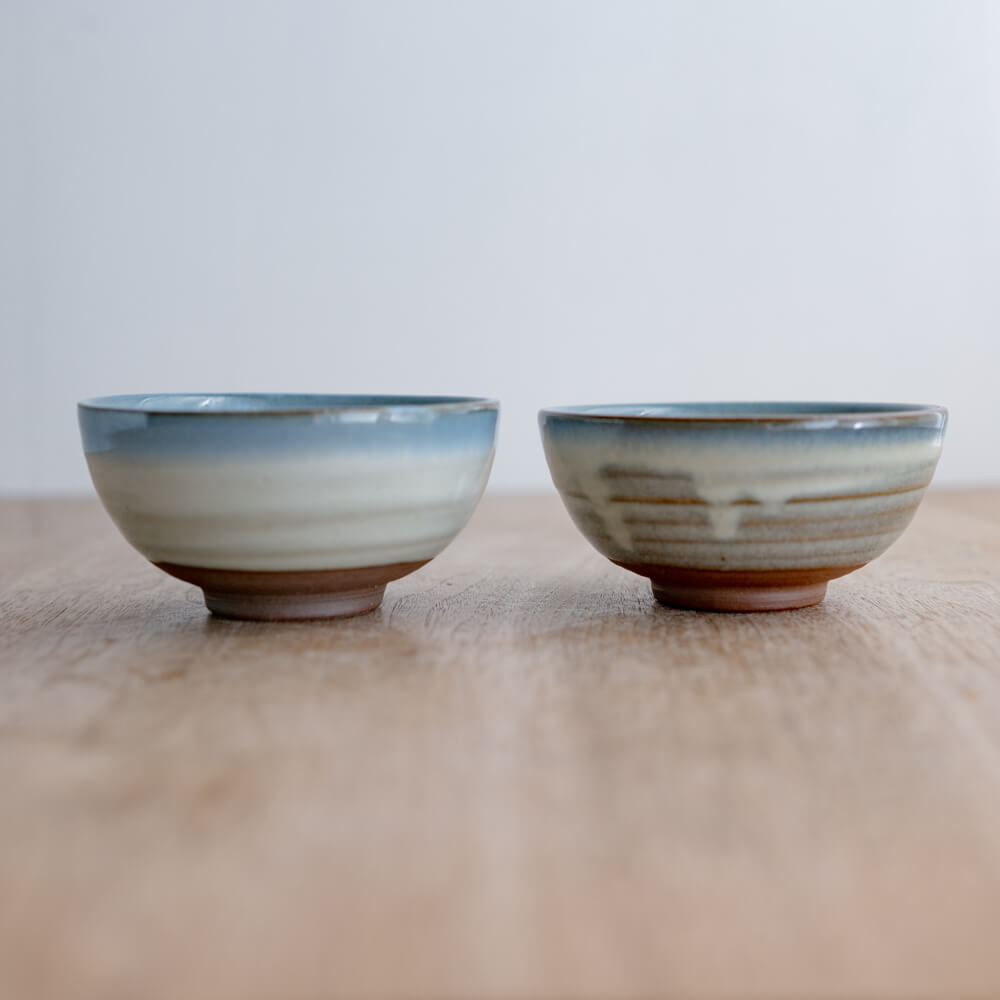 土物中平碗 青