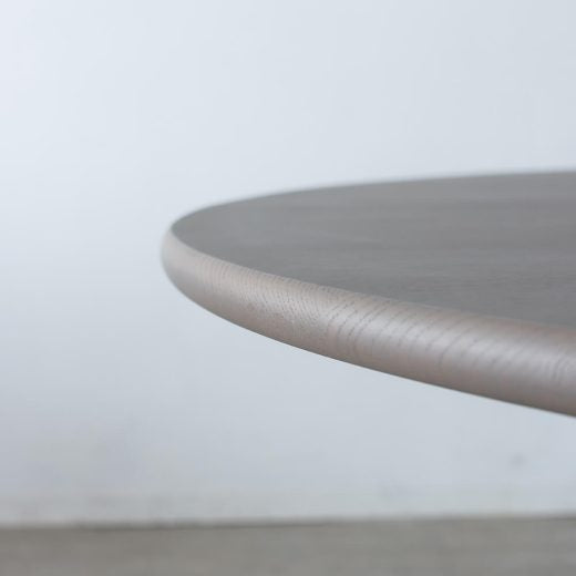 【現品SALE】ナガノインテリア 円形ダイニング5点セット φ120cm｜レッドオークCG色・チェア4脚＋座クッション