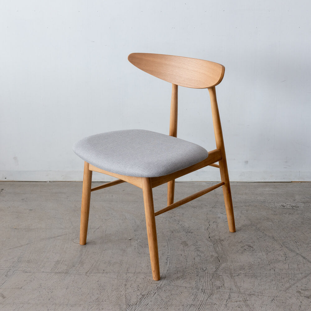 【現品SALE】国産材ダイニング5点セット moricara ミズメザクラハギテーブル 160cm＋レヴィチェア OAK グレイミスト