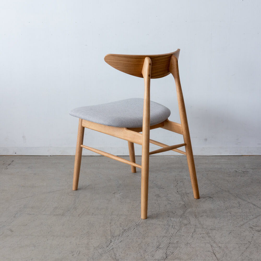 【現品SALE】国産材ダイニング5点セット moricara ミズメザクラハギテーブル 160cm＋レヴィチェア OAK グレイミスト
