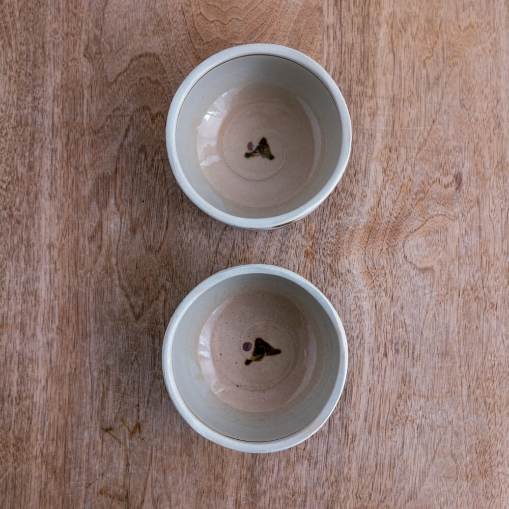 黒唐草 抹茶碗