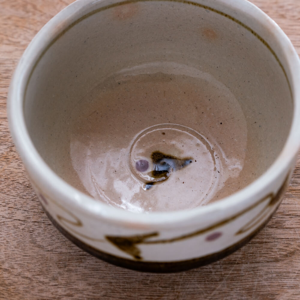黒唐草 抹茶碗