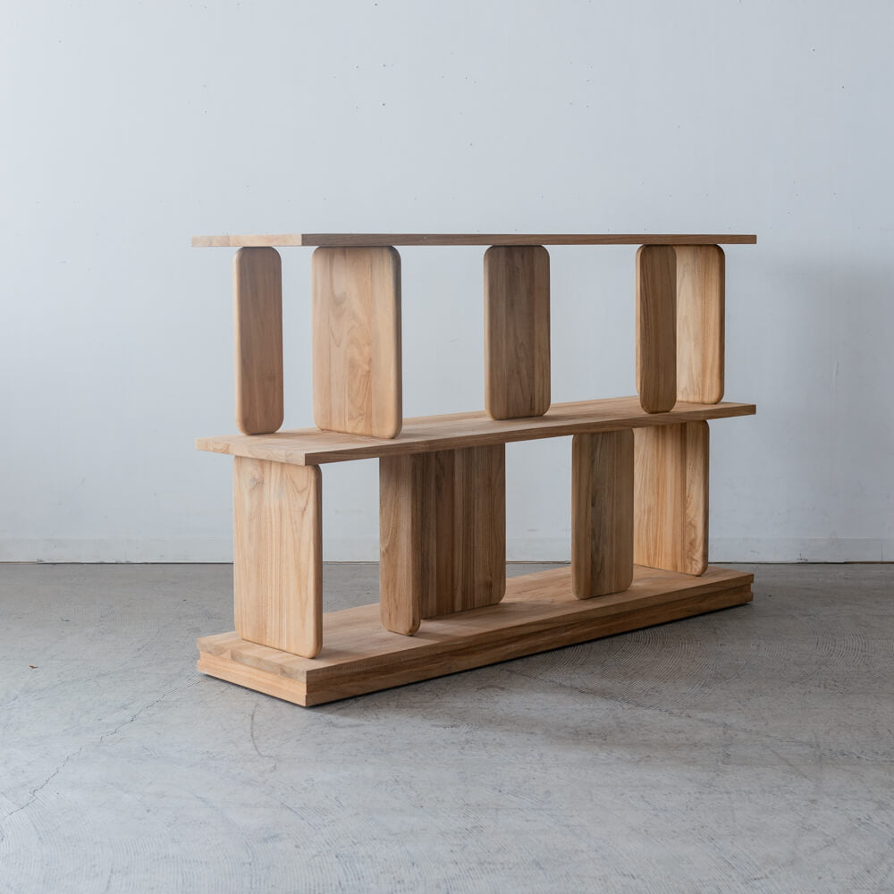 シェルフ ミロウ 120 Middle TNA チーク無垢 / 無塗装