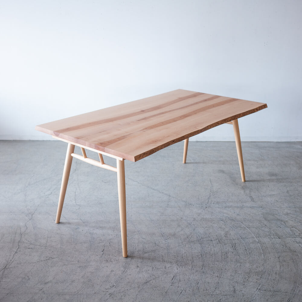 【現品SALE】国産材ダイニング5点セット moricara ミズメザクラハギテーブル 160cm＋レヴィチェア OAK グレイミスト