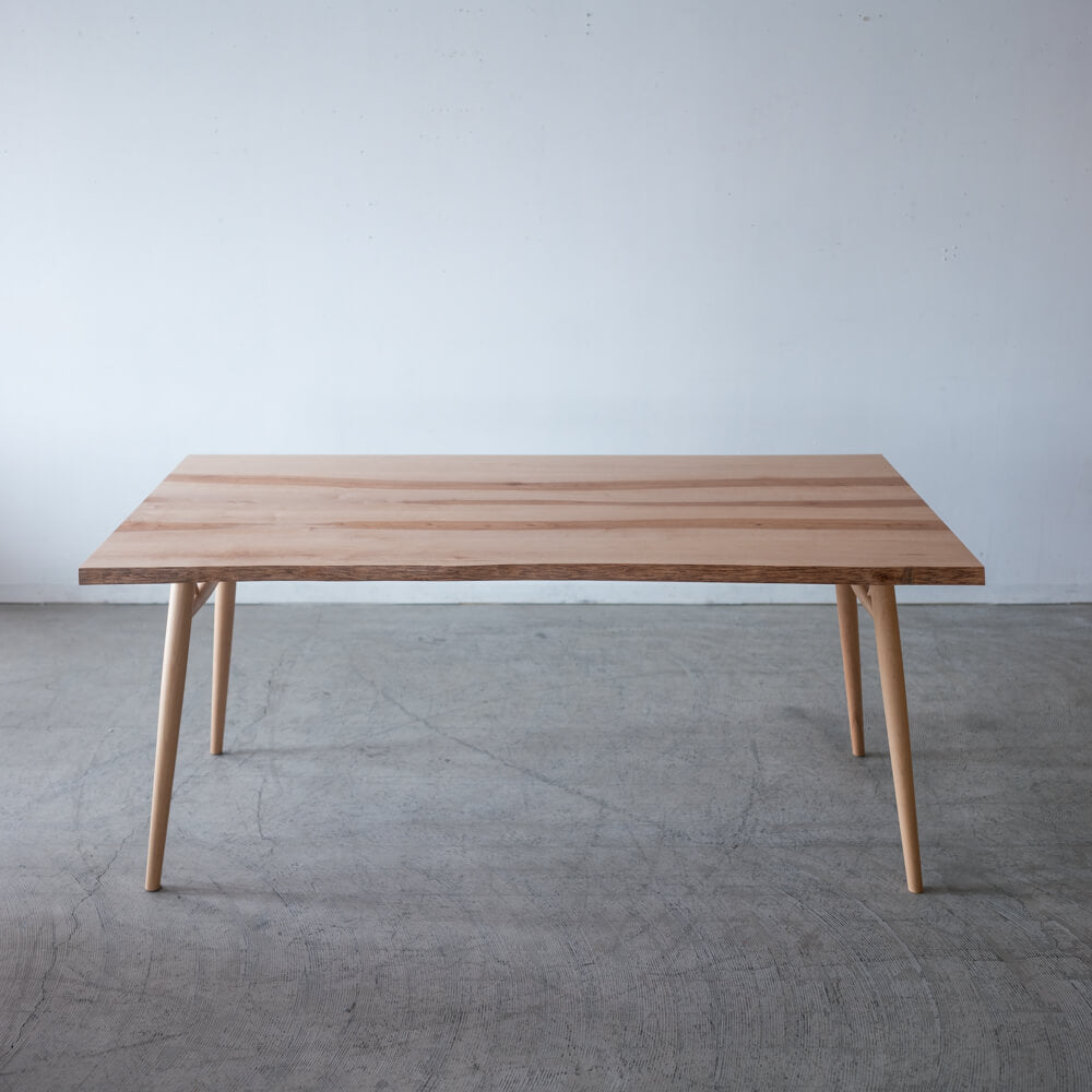 【現品SALE】国産材ダイニング5点セット moricara ミズメザクラハギテーブル 160cm＋レヴィチェア OAK グレイミスト
