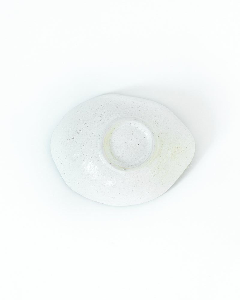白唐津 変形小鉢