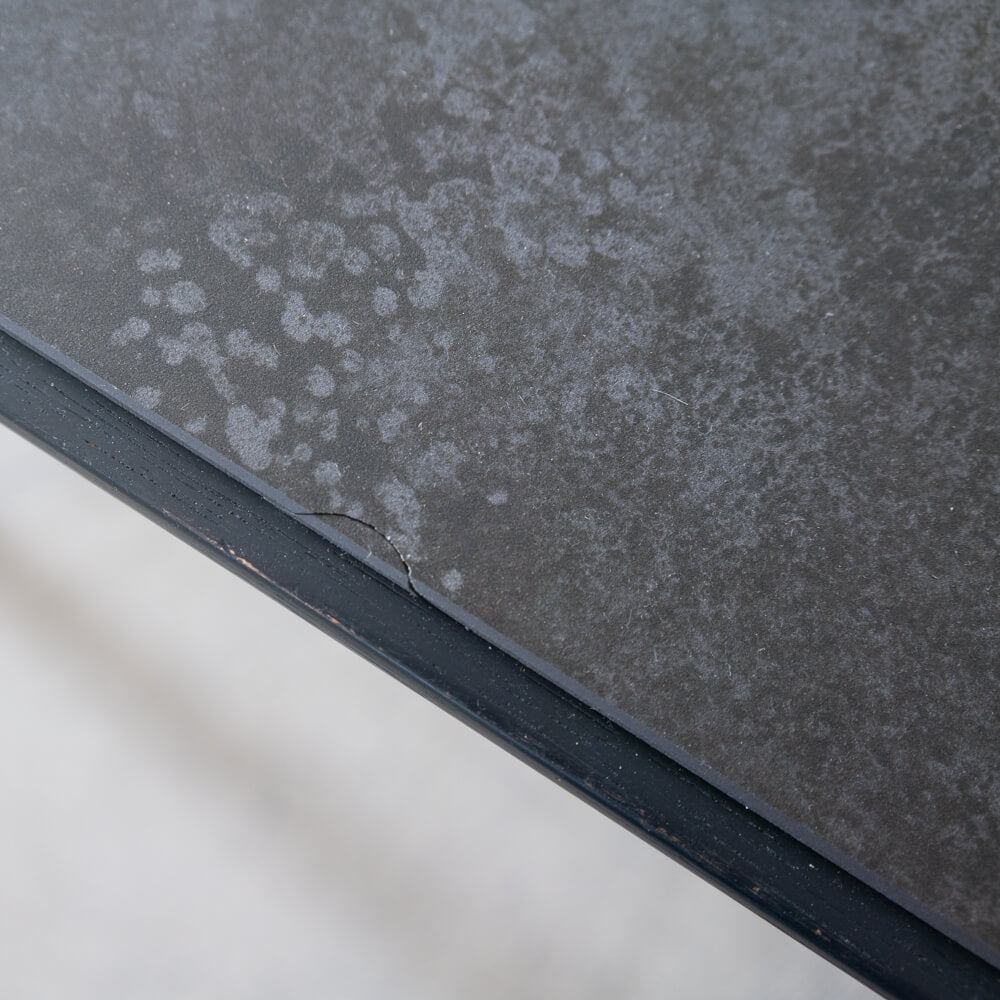 ［現品SALE］BRIDGE LAMINAM ダイニングテーブル 150（OS2/BK）【工具不要 組み立てオプション付き】