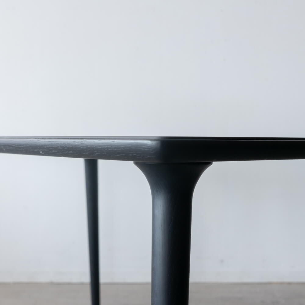 ［現品SALE］BRIDGE LAMINAM ダイニングテーブル 150（OS2/BK）【工具不要 組み立てオプション付き】